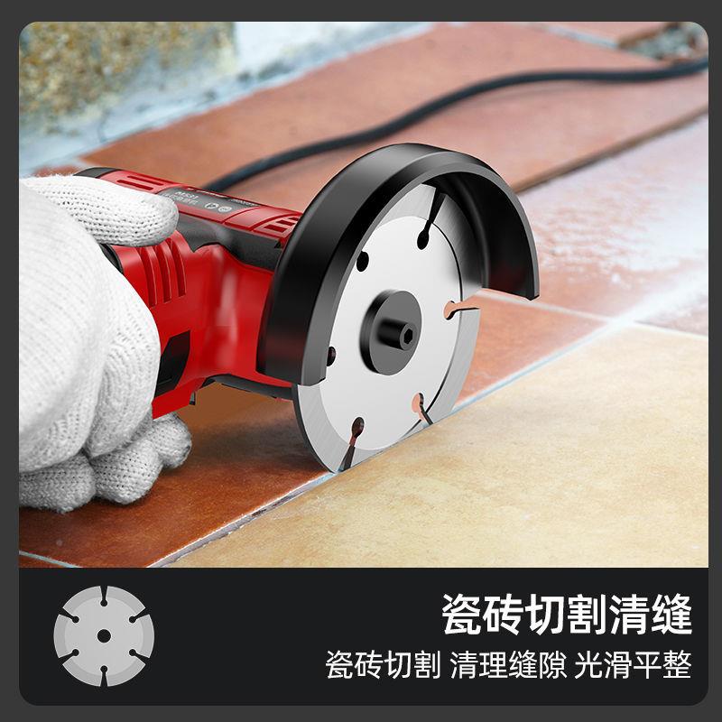 YMU美瓷砖机清工缝机迷你锂电角磨缝剂施工具地砖切割勾缝开槽清