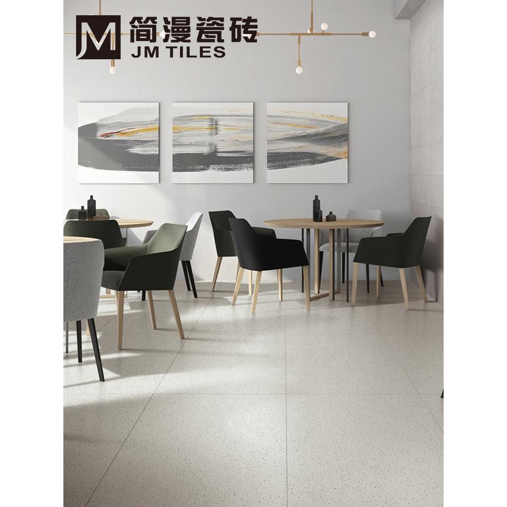 小砖粒色水磨石瓷灰色白仿古砖60颗0x1NGK200客厅卫生间防滑地砖