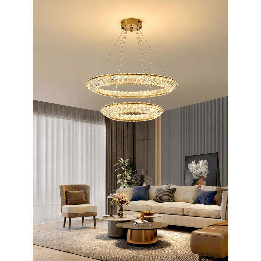 新款简室约E轻奢水晶吊5907灯卧卧书房儿童主房客厅现代高档LD灯