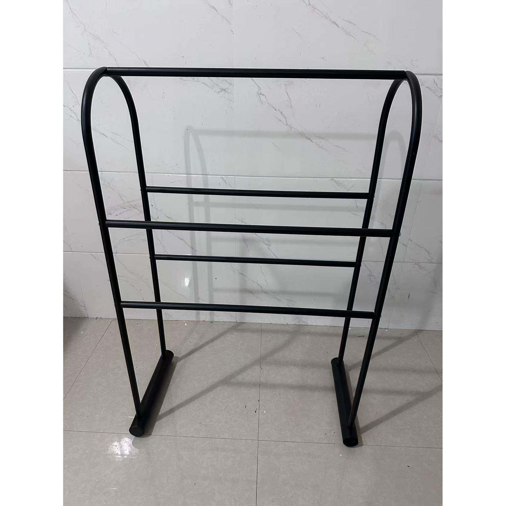 卫生DFC间毛架架免打孔壁挂子浴手室洗浴巾架杆厕巾所落地式置物