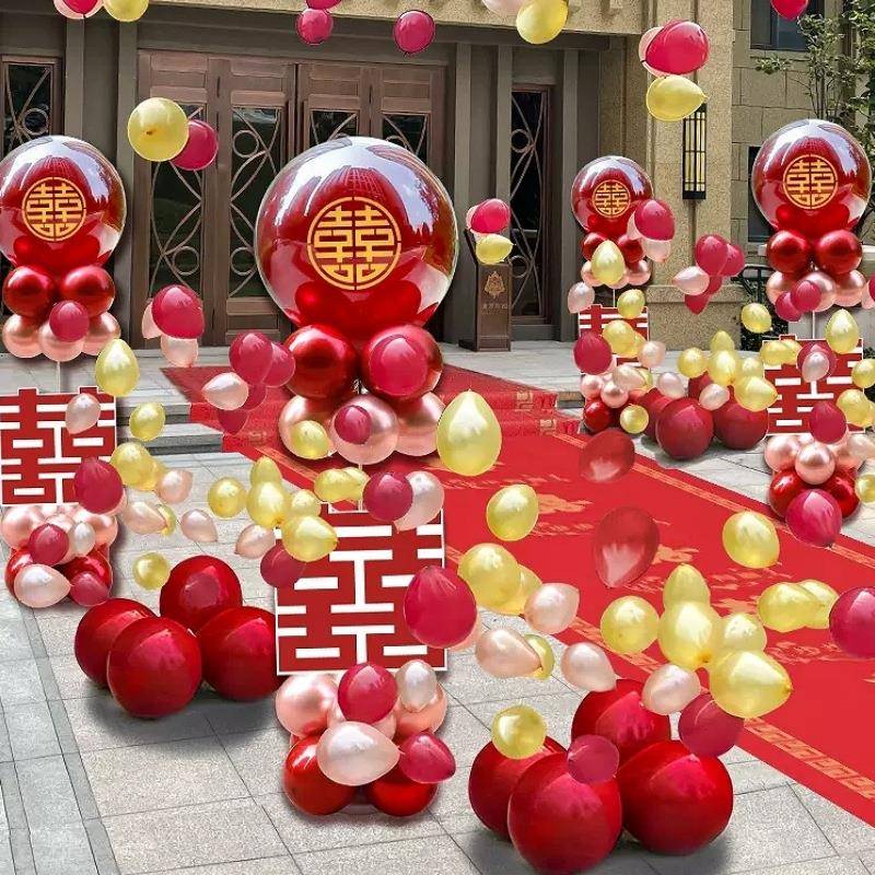 结婚地爆球迎礼女方出嫁接亲气拱IVS门婚天爆球亲球酒店场景婚庆