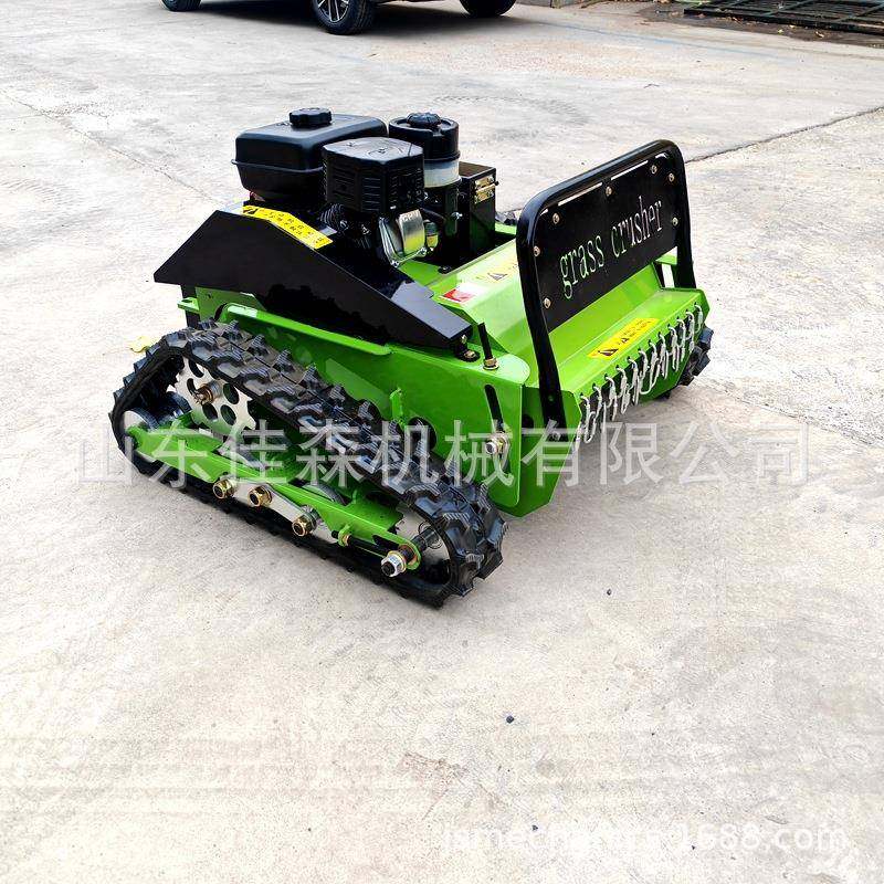 农用小式碎型智能遥控履带割草机园林市政绿化汽EQO柴油遥控油草
