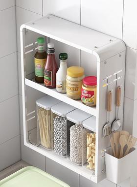 厨房壁挂多调QOE料品盒置物架免功打味孔墙上挂壁式调料佐料收纳