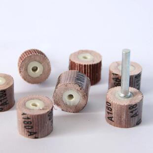 活柄百叶轮6mm活柄WKM砂磨轮百叶砂纸百叶轮抛光直轮径20-5布0MM