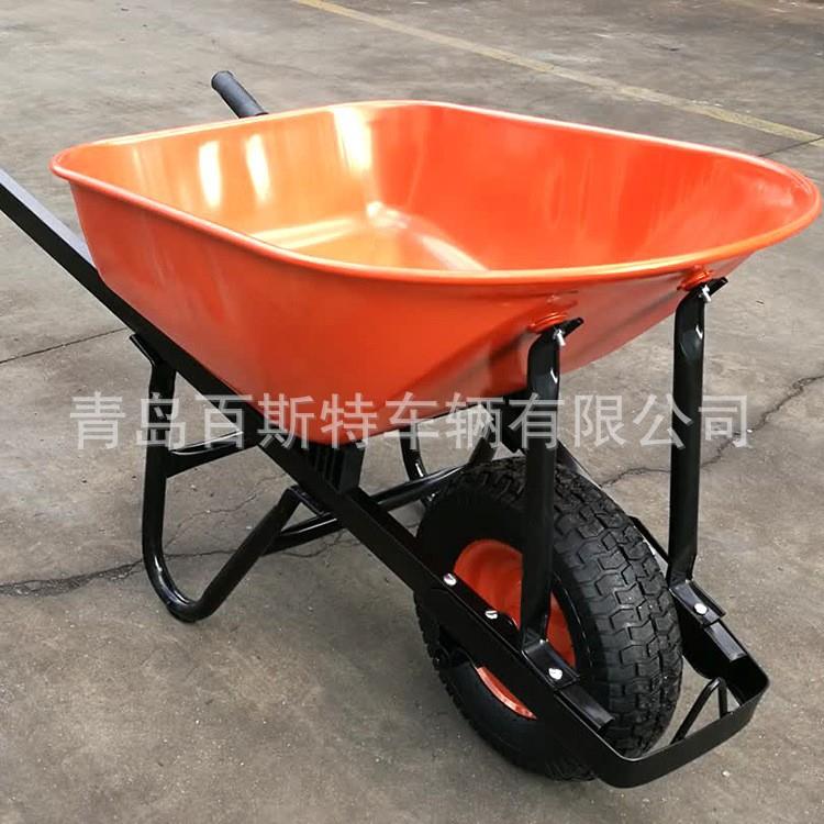 美洲澳洲深大斗独轮手推推车980B86斗14园林农场手工具W车
