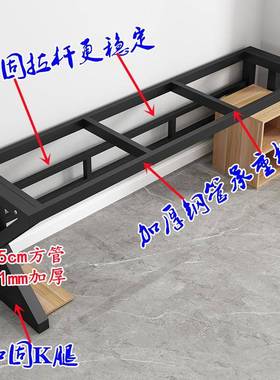 简约双TNK人电脑桌卧室家用公长办条桌竞靠墙书桌台式学习电桌写