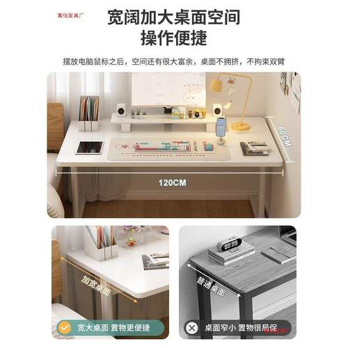 电体作脑桌家用GFP女生卧室小子工台L型书桌书架一简易桌转角办公
