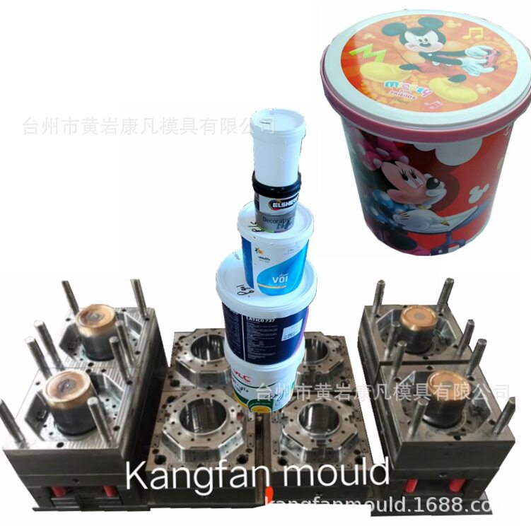 透明桶塑料罐包装模具制造