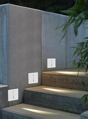 le灯地d脚灯台86盒通用感应走过道脚灯廊楼Q9501梯灯阶梯阶墙角网