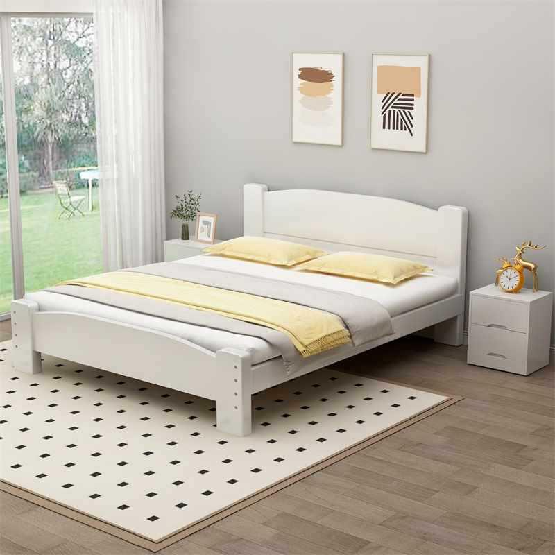 橡胶实木床1.1米1.2木米1.3米1.4米1..5米1.6米11.7米.230-18米22