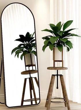 镜装子全落身镜地镜家用卧XKM室挂墙镜子女生宿舍镜子服显店瘦试