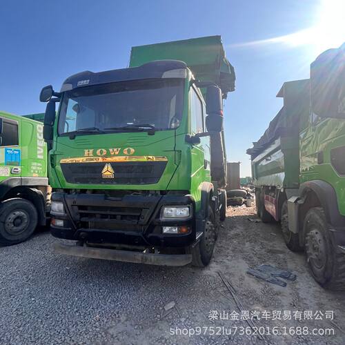 豪沃自卸车 TX 400马力潍柴5.8米  前四后八渣土车 金标后翻斗