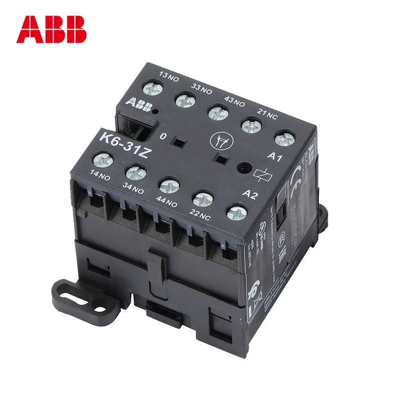ABB小型中继电器KC6-22Z/31NDMZ间/4VZ直0流K6-22Z220交流接触器