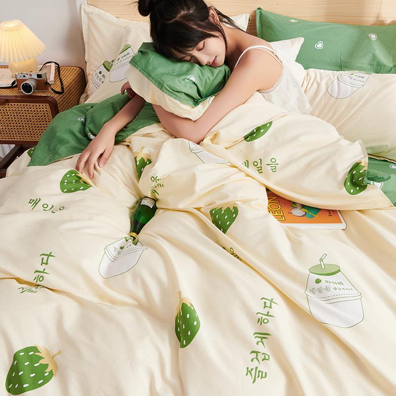 108JLG全棉被套单件0纯棉学c生宿舍单人150X10x200x230m床单被罩