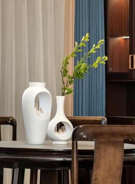 现代新中式装饰品枯件酒店样酒板间柜山A0276水玄关桌创意摆艺术