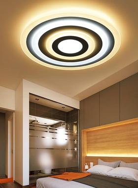 现代简约LE亚D克力吸顶厅灯圆形三环创意家用SY391客室灯卧餐厅书