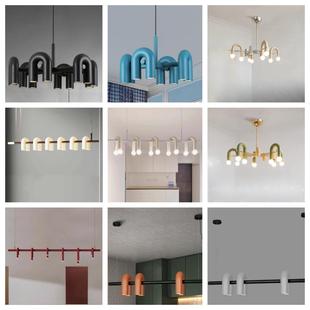意式简约型餐厅灯款现代艺95U术中岛吧台长条灯设计师工吊业风灯