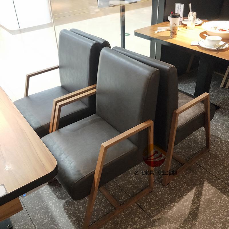 卡座带沙发餐桌合连锁酸菜鱼具抽家屉收纳方桌新中组式餐厅WVK桌
