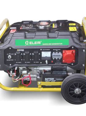 8家用便携瓦式汽2KW380V油发电机组2003000w380v小0型3kw2千瓦30