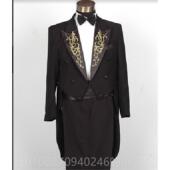 高档燕尾男韩版 修歌身伴郎新服郎结婚出礼服主持人手演服六件套定