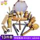 高档学校音乐教5件套装 幼8儿园小学奥0尔夫音乐器教学设备榉木 具