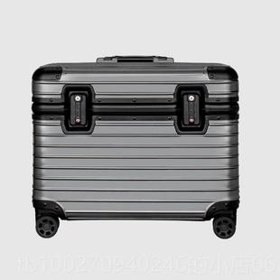 高档铝镁金行李箱女男行箱摄影师杆箱合相机箱登旅机箱万向轮收拉