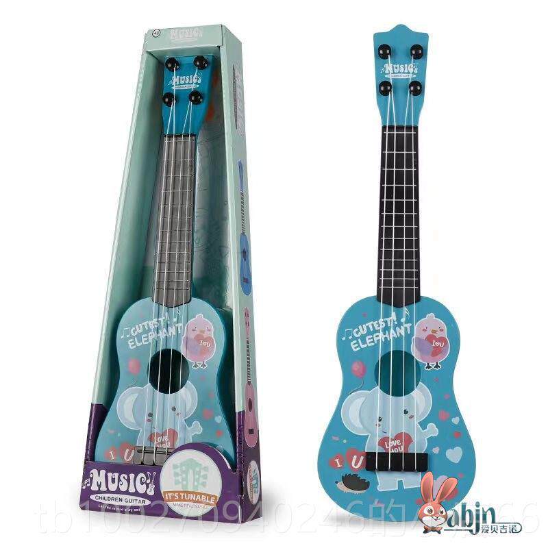 高档儿童克礼物尤克尤里里卡通可爱小吉他乌克丽男女童初学者里丽