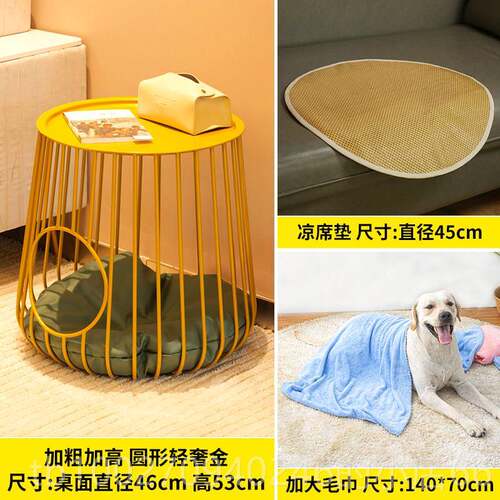 高档茶猫猫窝夏天凉舍猫笼桌凳四季用几宠物猫咪室内通缅因床头柜