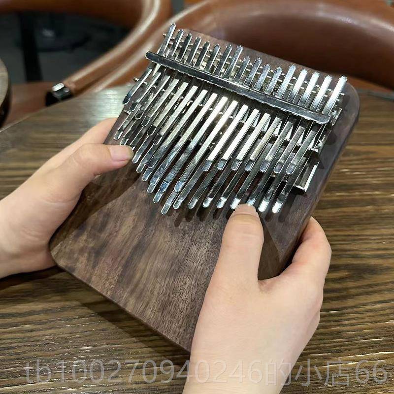 高档卡巴指沙比利拇指琴17音初学入门kalim林ba手钢琴琴姆指34音