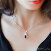 正品 项链女99纯银吊2妈025坠年新款 小众锁骨9链生日礼物送长辈妈