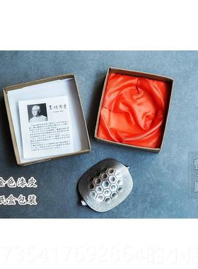 正品镇银送龟 日本进口手作青铜摆件马忠宽书场房桌面文镇纸长辈