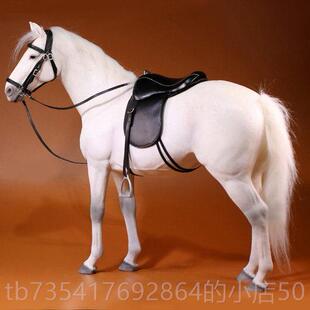 正品XK J1/温血模型 仿真动物马周边办公室树脂摆件兵6人坐骑配件