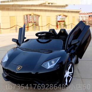 正品具新款儿童电动车四遥轮控汽车男生可坐人小孩兰尼博基玩宝宝