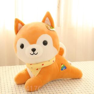 正品多海利伟柴多毛绒玩具狗狗公仔仿真哈士奇柴犬抱枕狗玩偶童儿