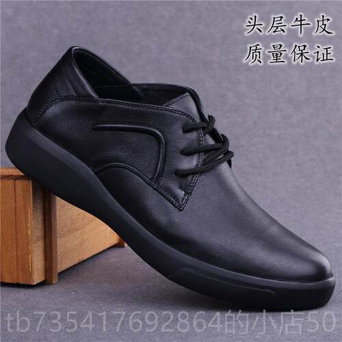 正品外贸鞋真春男休闲男鞋真皮软底皮软商务皮系带多功能男鞋皮鞋