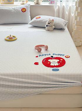 毛巾绣纯棉毛床单单件05新款秋冬季加厚22被EX202510单人儿童床笠