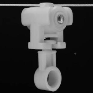 蛇形帘走珠大四SF-11A方轨轮滑静音规时尚则波浪波形蛇形帘轮道子