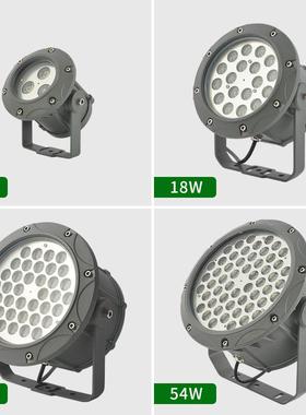 路灯外阳能灯投光灯户防太水照树灯SLZM-LHD红绿蓝园林庭院景观射