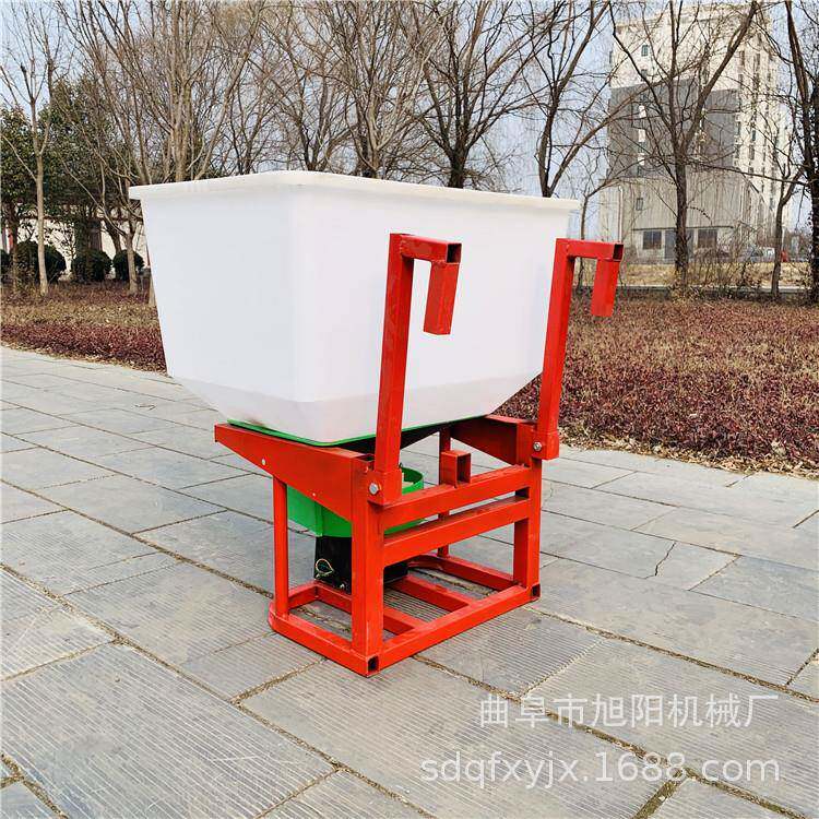 公融雪剂抛洒四前机12V农田XCI颗粒肥籽粒抛撒机小轮置电动施路肥