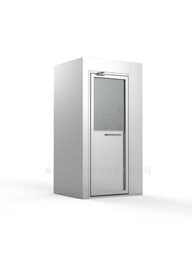 304不钢风淋室单锈人双吹RJ-FLS-2人风淋室双双吹淋房风多人双吹