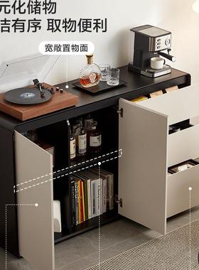 餐边柜靠墙一体MJC置物柜玄储物柜子柜关柜茶水斗柜客厅厨房