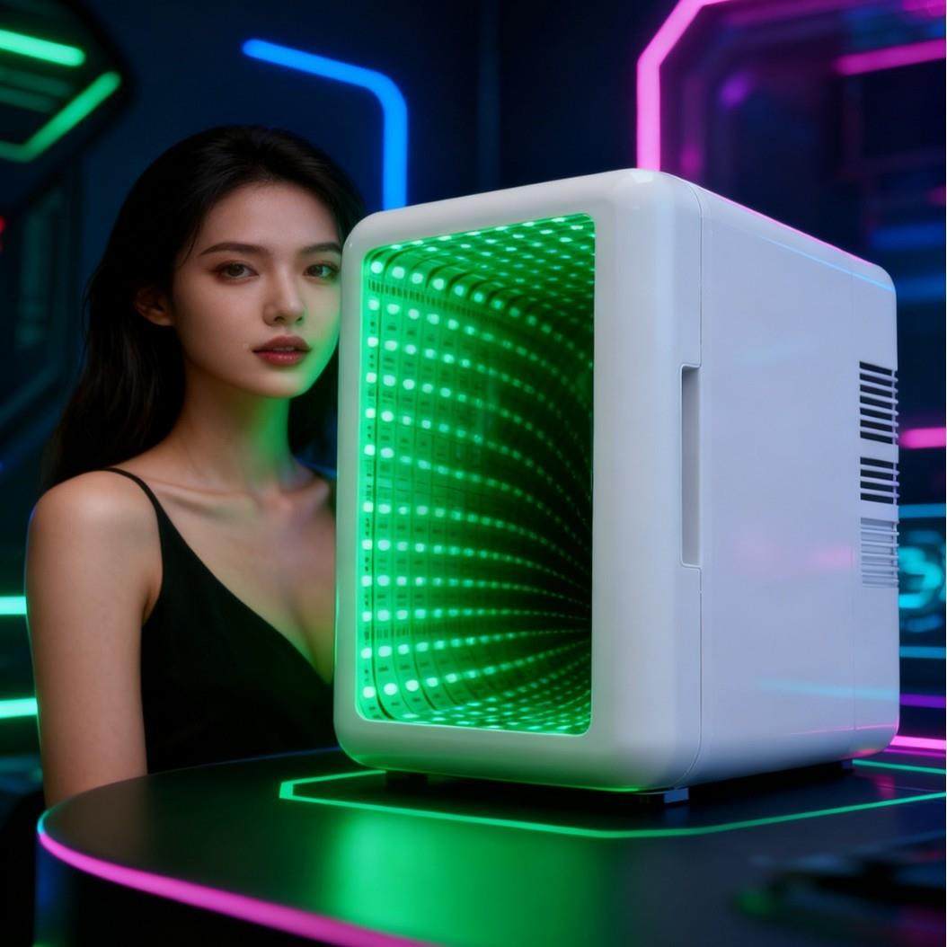 南新款安4Ll美妆冰箱深渊镜ed彩灯MAK电竞迷你冷炫热车家两用小冰,标准件/零部件/工业耗材,车间地垫,淘宝优惠券,粉丝福利购,淘宝优惠卷