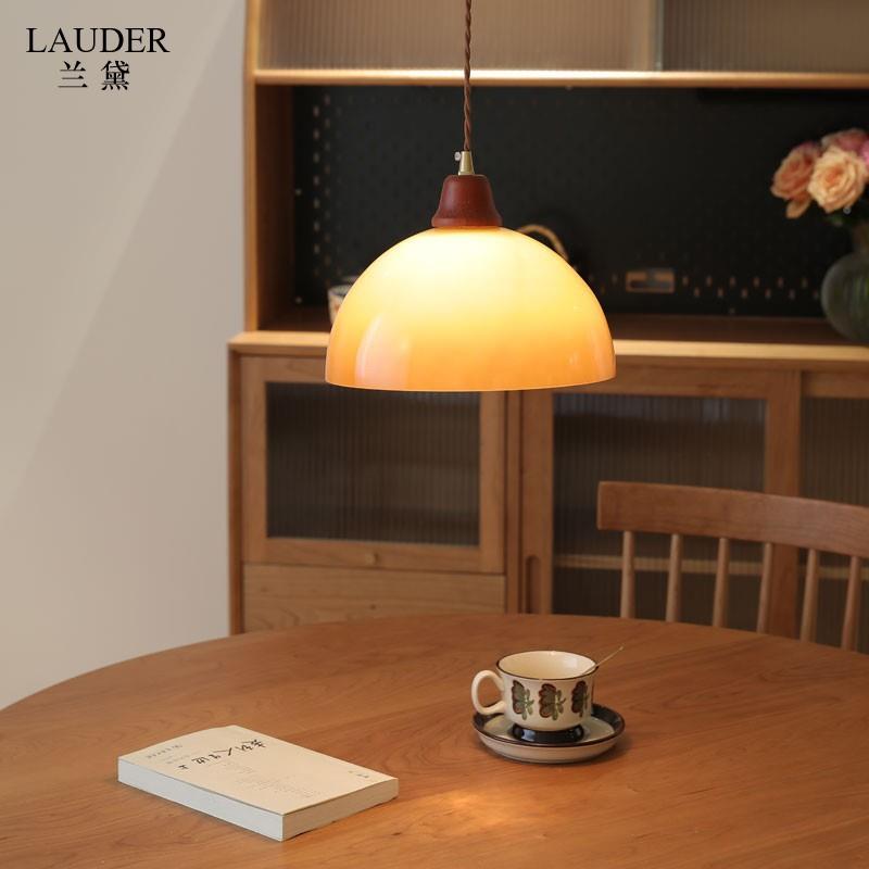 813古奶风客厅餐厅店铺书房设中计师氛感围岛台复油古文艺吊灯