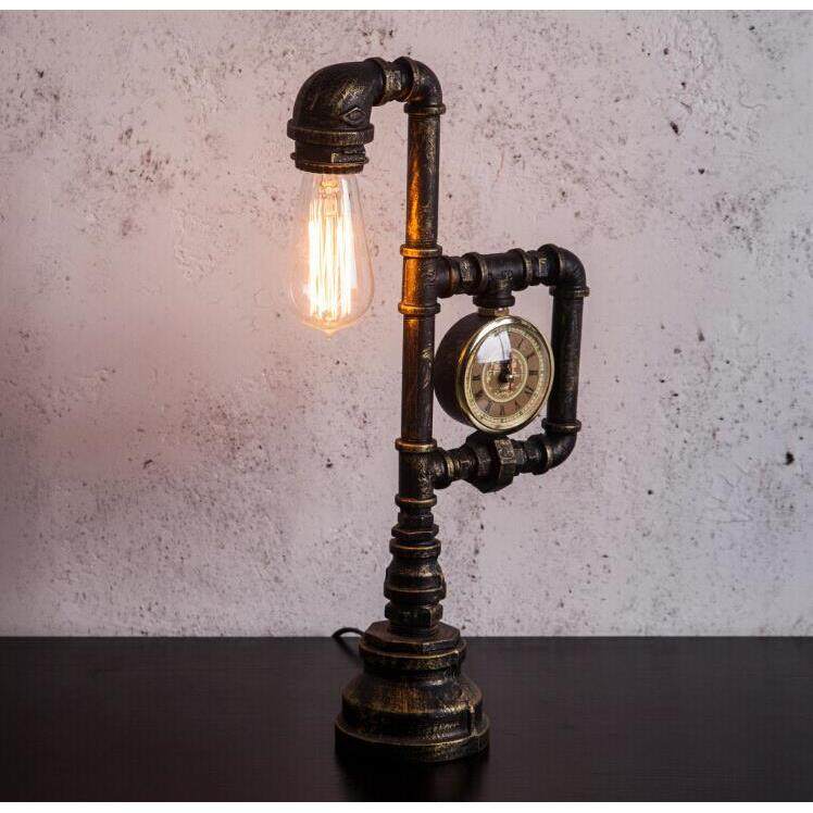 lof台t美头式工业卧复古怀旧酒吧餐厅吧台室床个性C2030创意水管