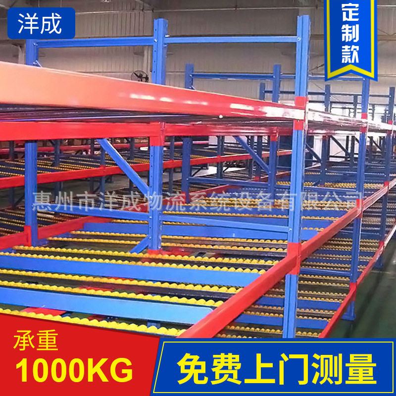 先进先出滚筒式流利条分拣货架