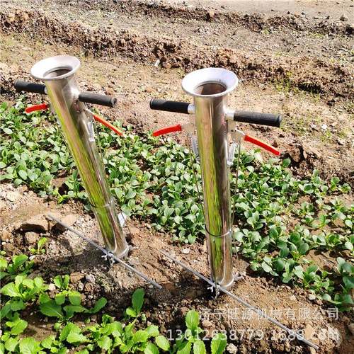 不锈钢手提式苗器器wy-98黄瓜地膜植定栽红薯栽苗器