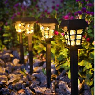 太阳能外草太阳能六坪灯园户防水庭院观灯花别墅布置农景村小院子