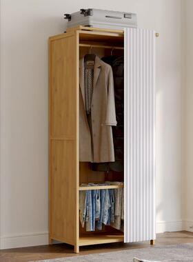 用粗简易加衣柜子出租房用衣橱卧室结实耐用家简易PUU组装直布销