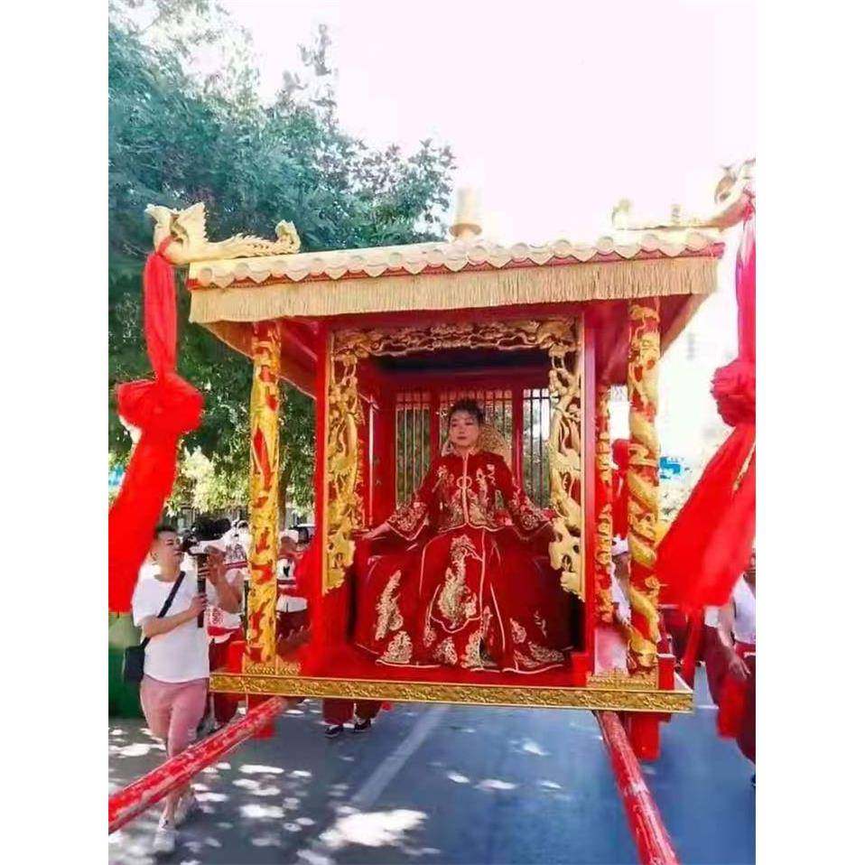 婚庆品六十抬大花轿双F967TTM8人中式婚制礼八抬用大轿步撵结婚明,节庆用品/礼品,陪嫁用品套装,淘宝优惠券,粉丝福利购,淘宝优惠卷