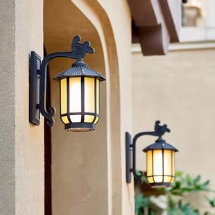 户外壁灯阳防水庭金灯笼院门头墙别墅室外台极简灯长条壁灯门口外